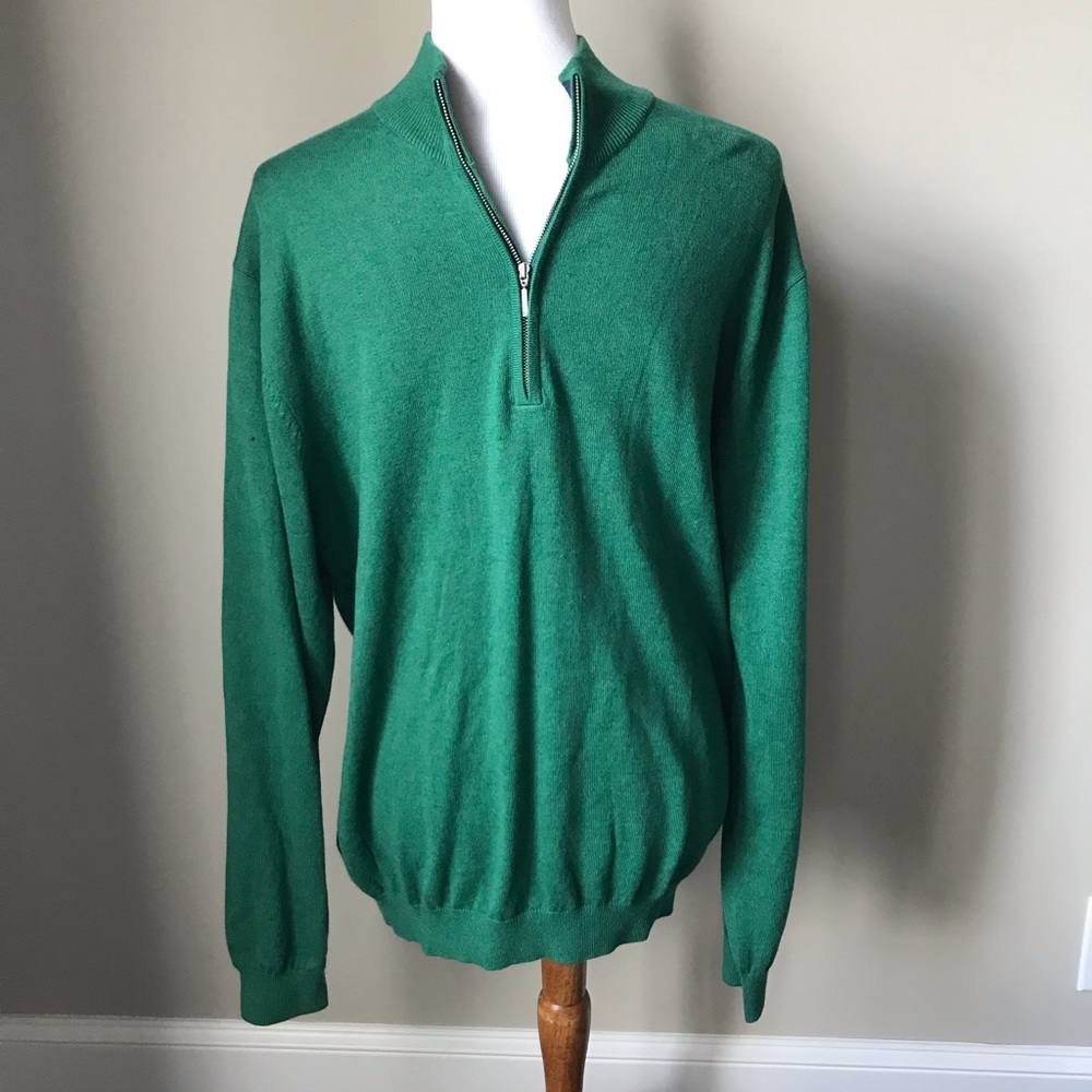 J. Hilburn quarter zip sweater-beautiful condition